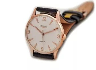Longines Cal.380 Automatic 18ct Pink Gold 1959 Oversize - hover