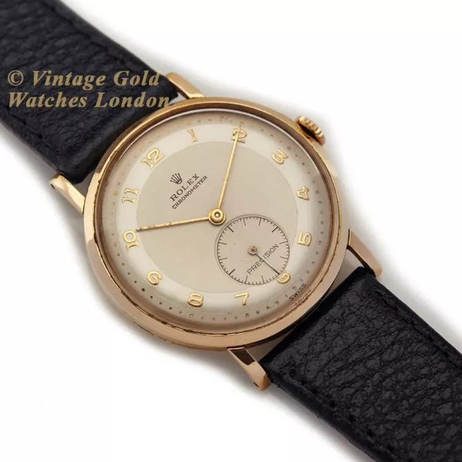 Rolex Precision Chronometer 18ct 1950 (8) (navigation)