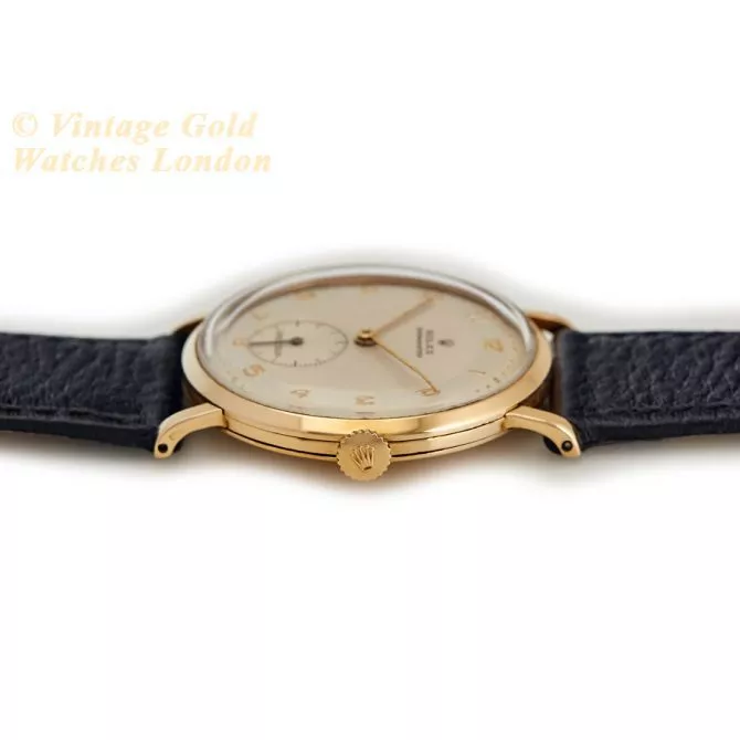 Rolex Precision Chronometer 18ct 1950 (9) (navigation)