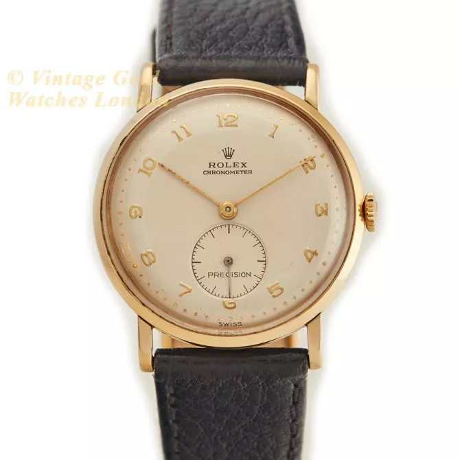 Rolex Precision Chronometer 18ct 1950 (4) (navigation)