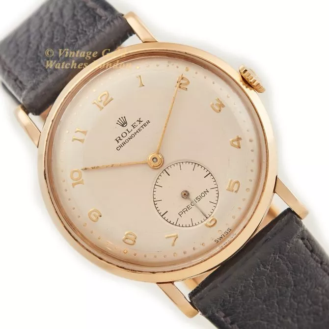 Rolex Precision Chronometer 18ct 1950 (15)