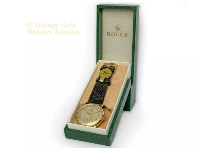 Rolex Precision Chronometer 18ct 1950 (13)