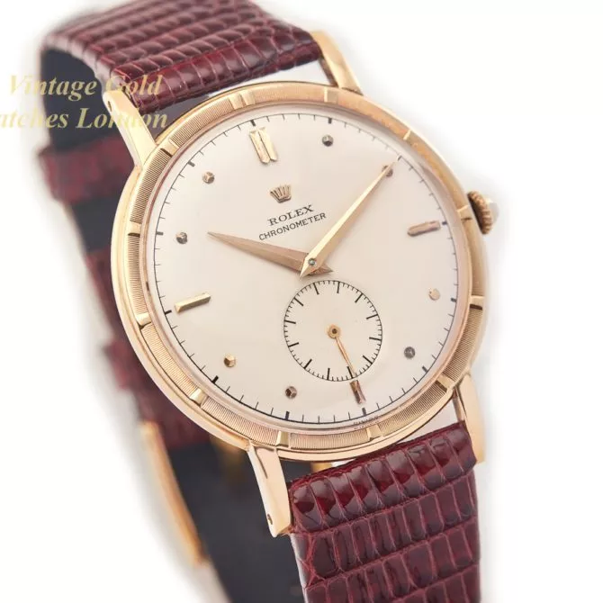 Rolex Precision Metropolitan Chronometer 18ct 1954 Sub Dial (18) (navigation)