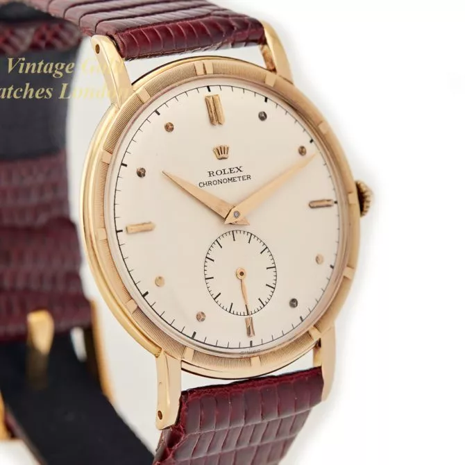 Rolex Precision Metropolitan Chronometer 18ct 1954 Sub Dial (20) (navigation)