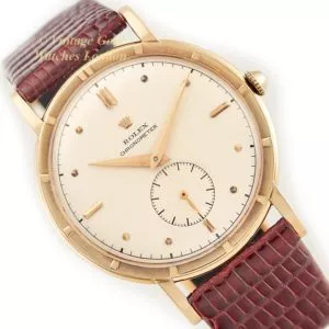 Rolex Precision Metropolitan Chronometer 18ct 1954 Sub Dial (42) (navigation)