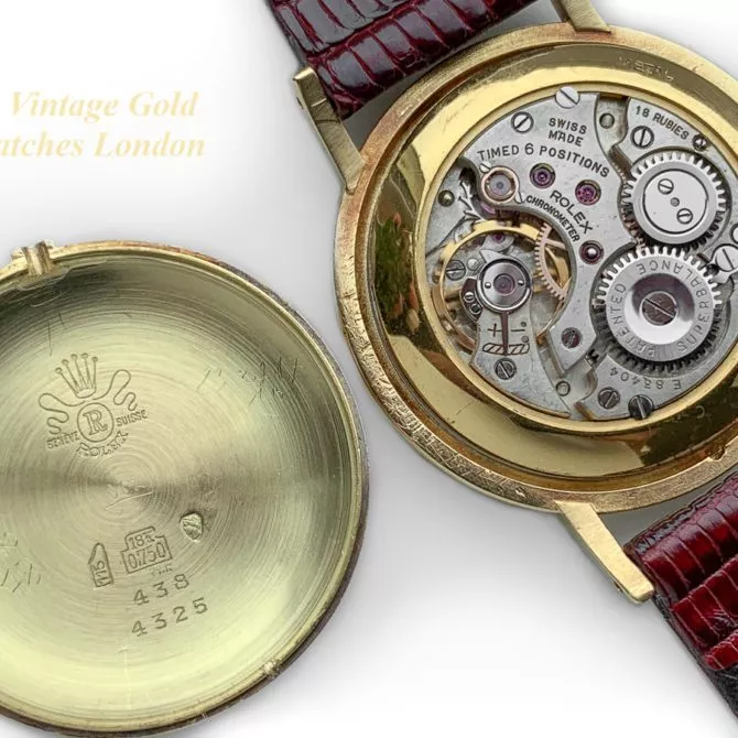 Rolex Precision Metropolitan Chronometer 18ct 1954 Sub Dial (38) (navigation)