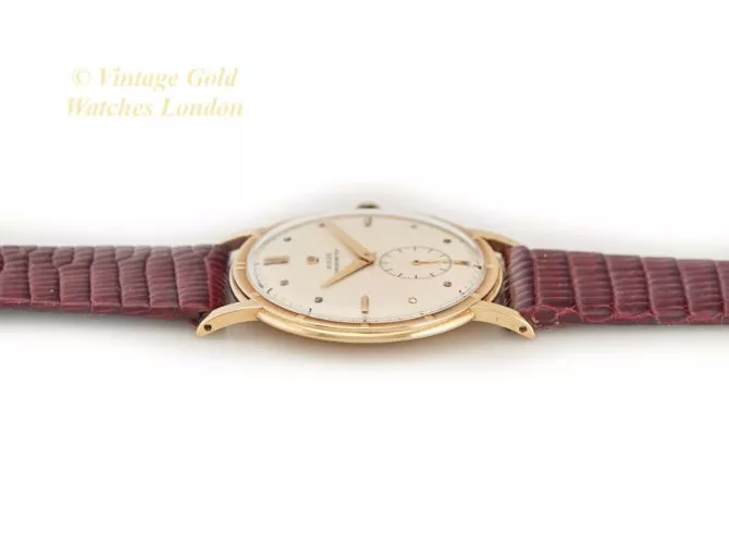 Rolex Precision Metropolitan Chronometer 18ct 1954 Sub Dial (34)