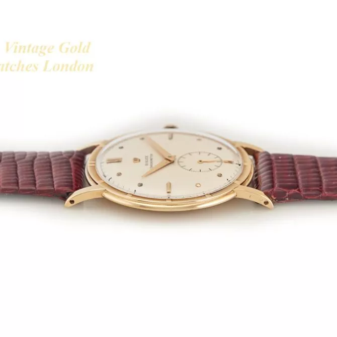 Rolex Precision Metropolitan Chronometer 18ct 1954 Sub Dial (34) (navigation)