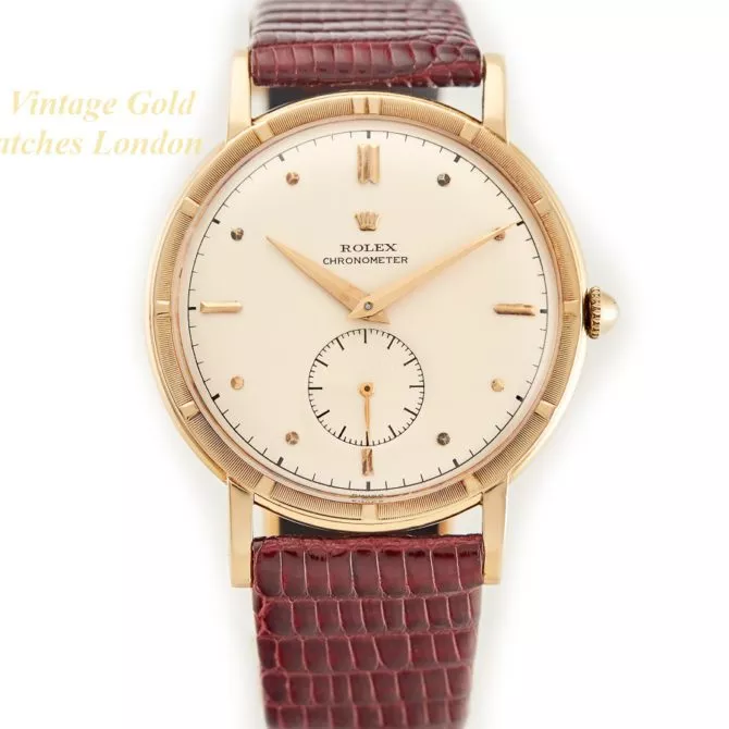 Rolex Precision Metropolitan Chronometer 18ct 1954 Sub Dial (22) (navigation)