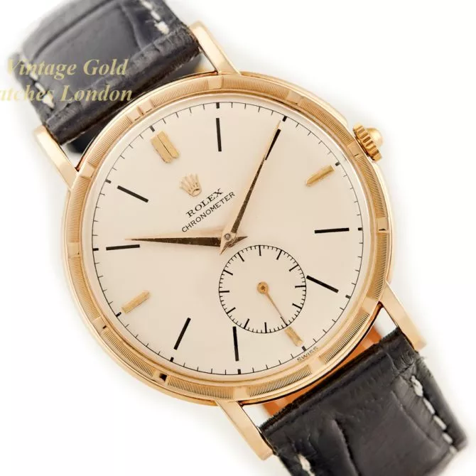 Rolex Precision Metropolitan Chronometer Sub-Dial 14ct 1953 (16) (navigation)