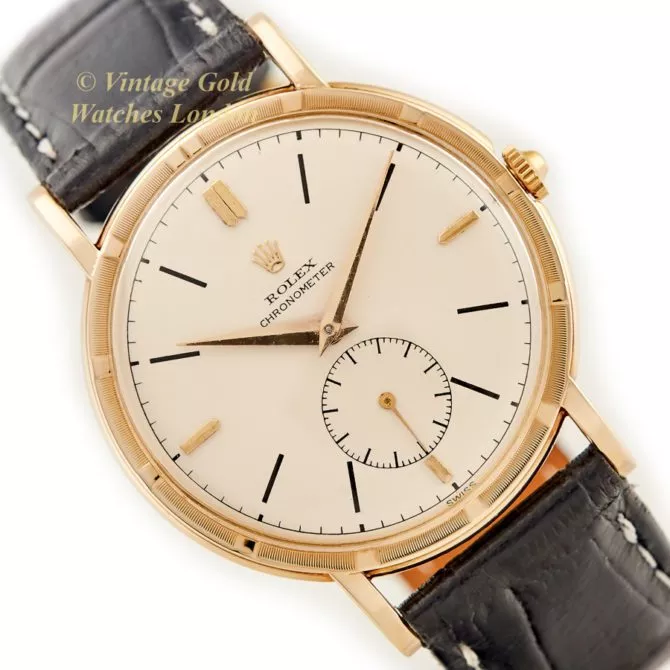Rolex Precision Metropolitan Chronometer Sub-Dial 14ct 1953 (42)