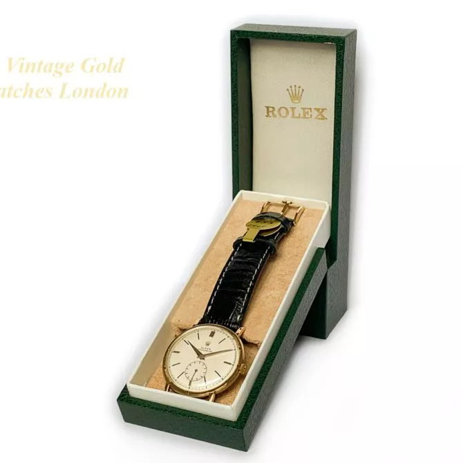 Rolex Precision Metropolitan Chronometer Sub-Dial 14ct 1953 (40) (navigation)