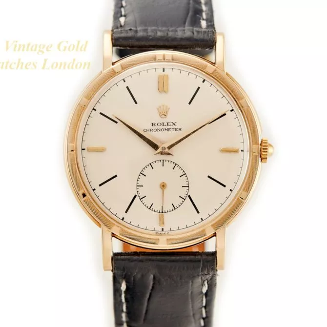 Rolex Precision Metropolitan Chronometer Sub-Dial 14ct 1953 (22) (navigation)