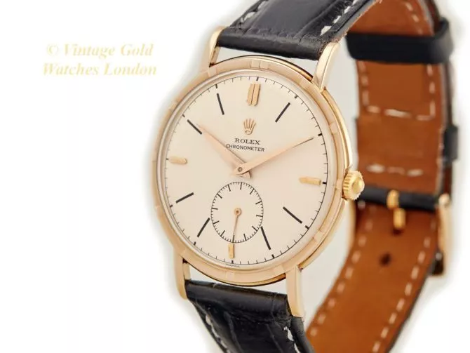 Rolex Precision Metropolitan Chronometer Sub-Dial 14ct 1953 (24)