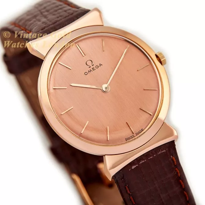 Ladies Omega Cal.540 18ct Pink Gold 1958 (2) (navigation)