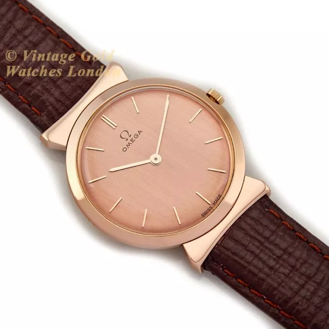 Ladies Omega Cal.540 18ct Pink Gold 1958 (8) (navigation)