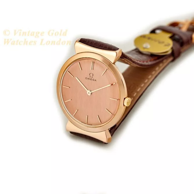 Ladies Omega Cal.540 18ct Pink Gold 1958 (6) (navigation)