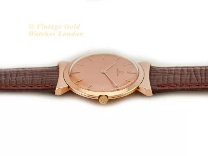 Ladies Omega Cal.540 18ct Pink Gold 1958 (9)