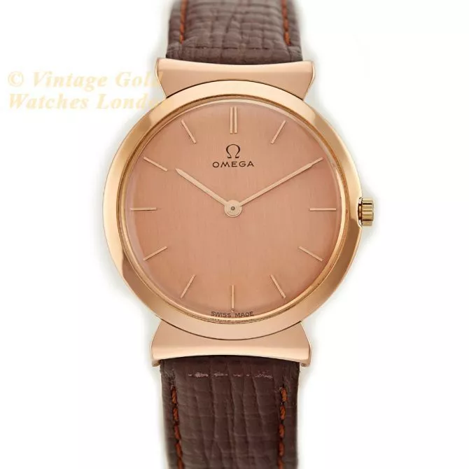 Ladies Omega Cal.540 18ct Pink Gold 1958 (4) (navigation)
