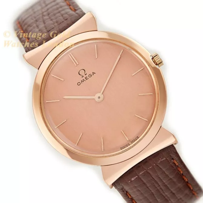 Ladies Omega Cal.540 18ct Pink Gold 1958 (1) (navigation)