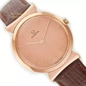 Ladies Omega Cal.540 18ct Pink Gold 1958 (15) (navigation)