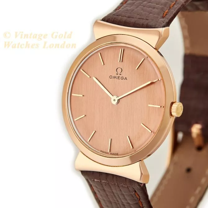 Ladies Omega Cal.540 18ct Pink Gold 1958 (5) (navigation)