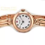 Ladies Rolex 9ct Pink Gold Porcelain Dial 1916 mobile navigation (13)