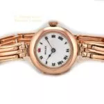 Ladies Rolex 9ct Pink Gold Porcelain Dial 1916 mobile navigation (25)