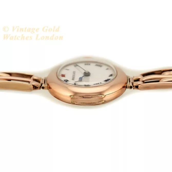 Ladies Rolex 9ct Pink Gold Porcelain Dial 1916 (19) (navigation)