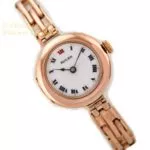 Ladies Rolex 9ct Pink Gold Porcelain Dial 1916 mobile navigation (1)