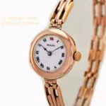 Ladies Rolex 9ct Pink Gold Porcelain Dial 1916 mobile navigation (9)
