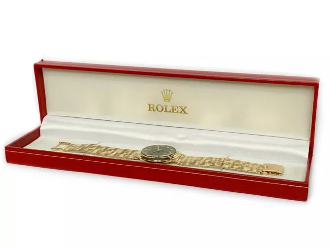 Rolex Precision 9ct on Original 9ct Bracelet 1966 (14)