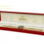 Rolex Precision 9ct on Original 9ct Bracelet 1966 mobile navigation (40)