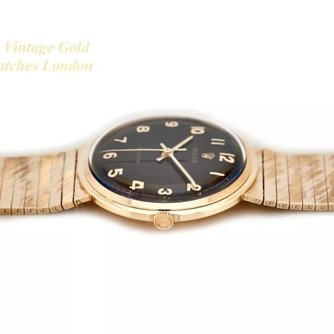 Rolex Precision 9ct on Original 9ct Bracelet 1966 (32) (navigation)