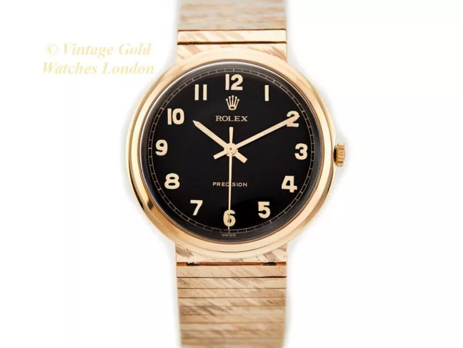 Rolex Precision 9ct on Original 9ct Bracelet 1966 (22)
