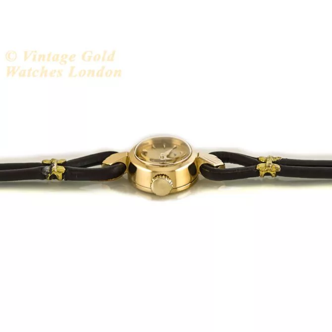 Ladies Rolex Precision 18ct Dress Watch c1971 (17) (navigation)