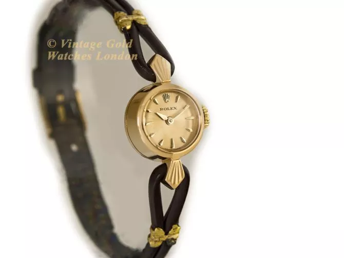 Ladies Rolex Precision 18ct Dress Watch c1971 (5)