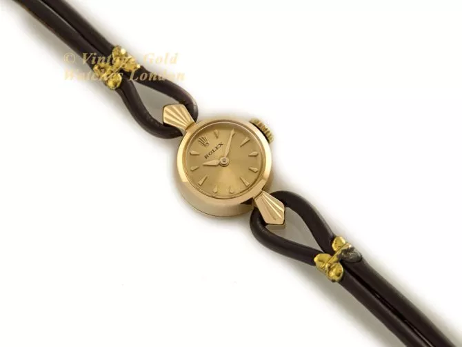 Ladies Rolex Precision 18ct Dress Watch c1971 (15)