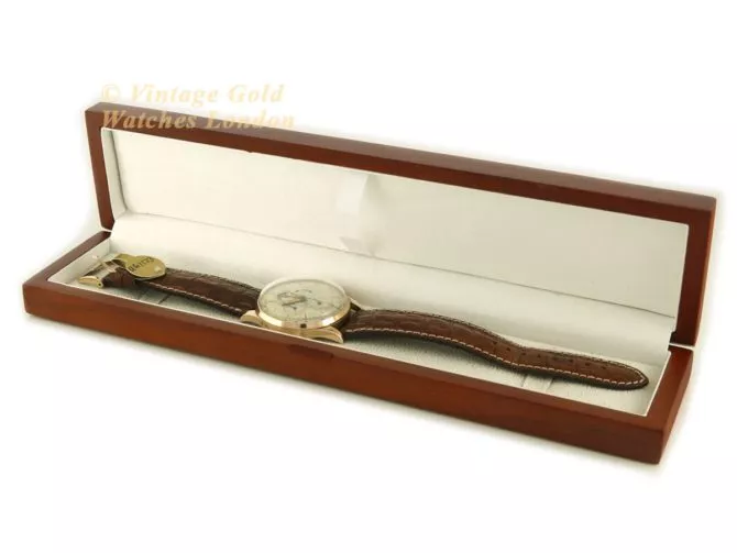Universal Geneve Tri-Compax 18ct Pink Gold 37.5mm 1958 (37)
