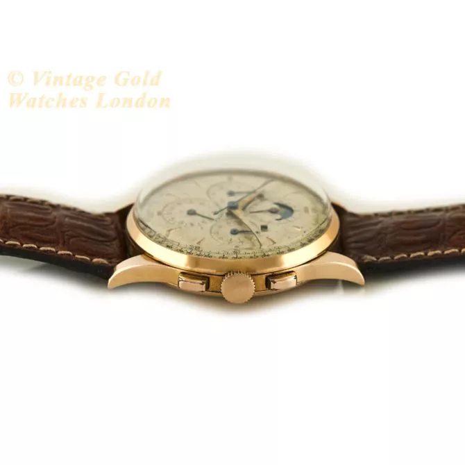 Universal Geneve Tri-Compax 18ct Pink Gold 37.5mm 1958 (31) (navigation)