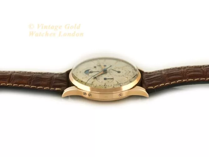 Universal Geneve Tri-Compax 18ct Pink Gold 37.5mm 1958 (33)