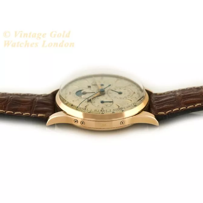 Universal Geneve Tri-Compax 18ct Pink Gold 37.5mm 1958 (33) (navigation)
