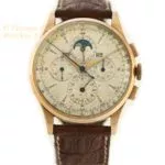 Universal Geneve Tri-Compax 18ct Pink Gold 37.5mm 1958 mobile navigation (21)