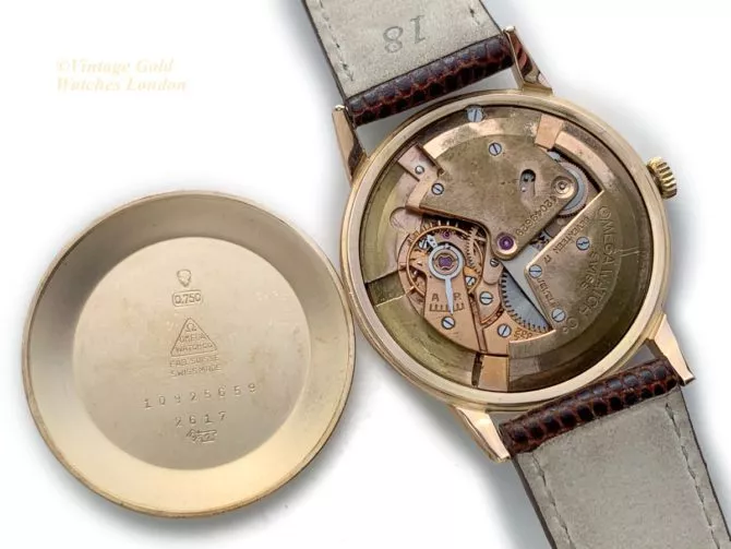 Omega Cal.332 Bumper Automatic 18ct Pink Gold 1950 (37)