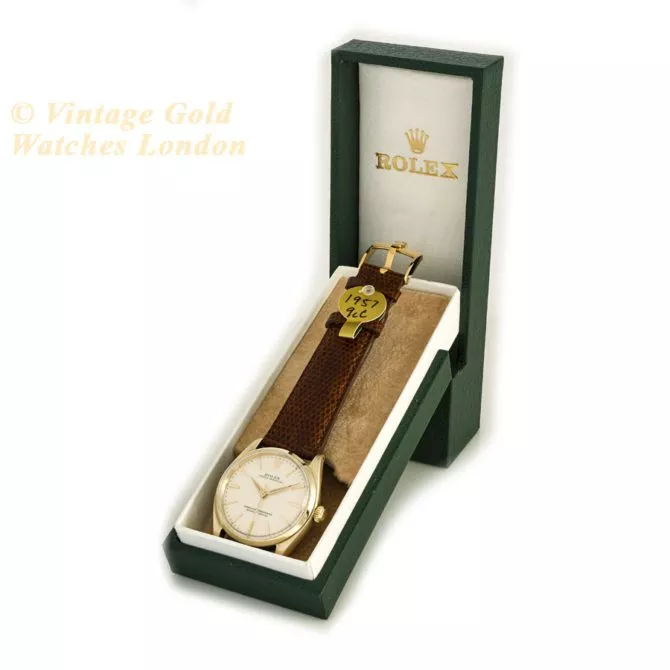 Rolex Oyster Perpetual 9ct Cal.1560 1957 (38) (navigation)