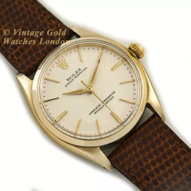 Rolex Oyster Perpetual 9ct Cal.1560 1957 (30) (navigation)