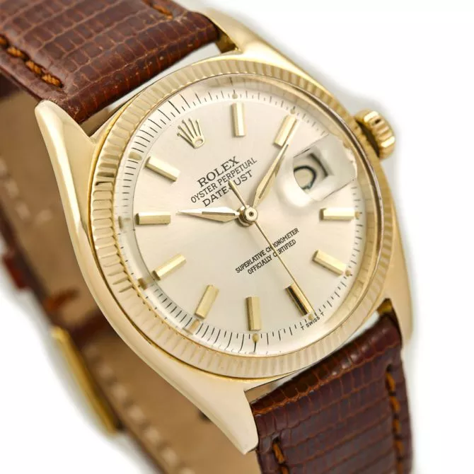 Rolex Datejust 18ct Model 6605 Cal.1066 1956 (14) (navigation)