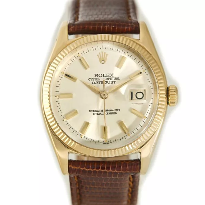 Rolex Datejust 18ct Model 6605 Cal.1066 1956 (5) (navigation)