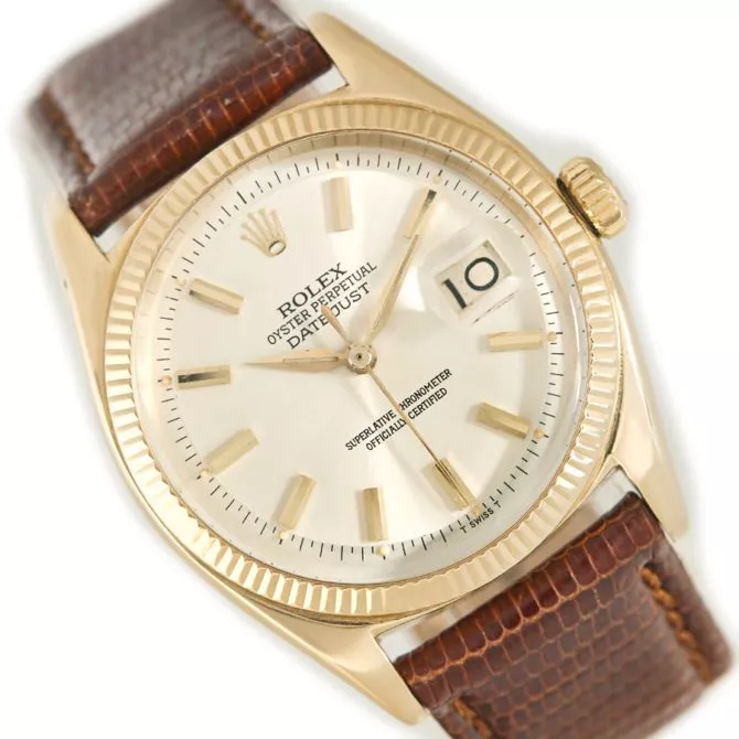 Rolex Datejust 18ct Model 6605 Cal.1066 1956 (6) (navigation)