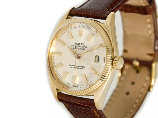 Rolex Datejust 18ct Model 6605 Cal.1066 1956 (8)